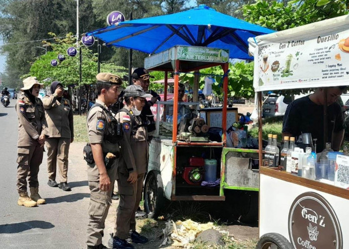 Sukseskan Festiva Tabut, Satpol PP Kota Tegur Pedagang dan Juru Parkir
