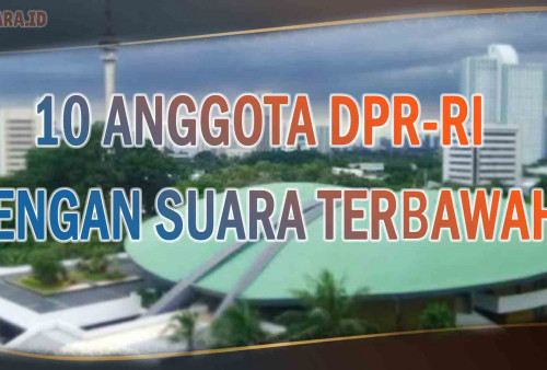 Daftar 10 Anggota DPR-RI dengan Suara Terbawah