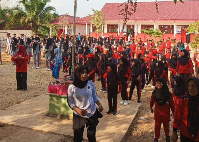 Senam Masal hingga Aksi Penanaman 1000 Pohon Semarakkan HUT RI ke 79 di Tanjung Dalam