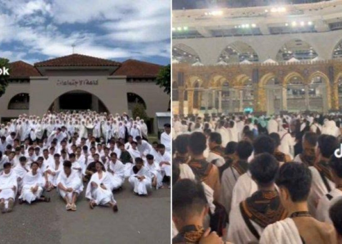 Viral, Siswa SMA Study Tour ke Makkah untuk Umrah