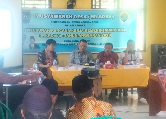 RKPDes dan Musrenbangdes, Desa Suka Negara Fokus Pulihkan Ekonomi Warga