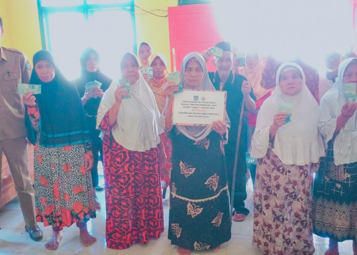 Pemdes Dusun Raja Salurkan BLT-DD kepada 15 KPM dan Honorarium Lembaga TA 2024