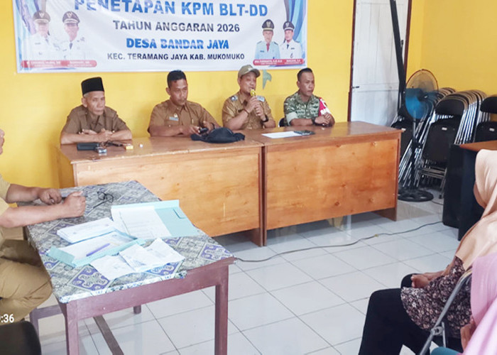 17 KPM Terima BLT-DD 2026, Pemdes Bandar Jaya Pastikan Penyaluran Tepat Sasaran