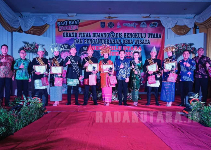Dibuka Wakil Bupati, Grand Final Bujang Gadis Bengkulu Utara 2022 Berlangsung Meriah