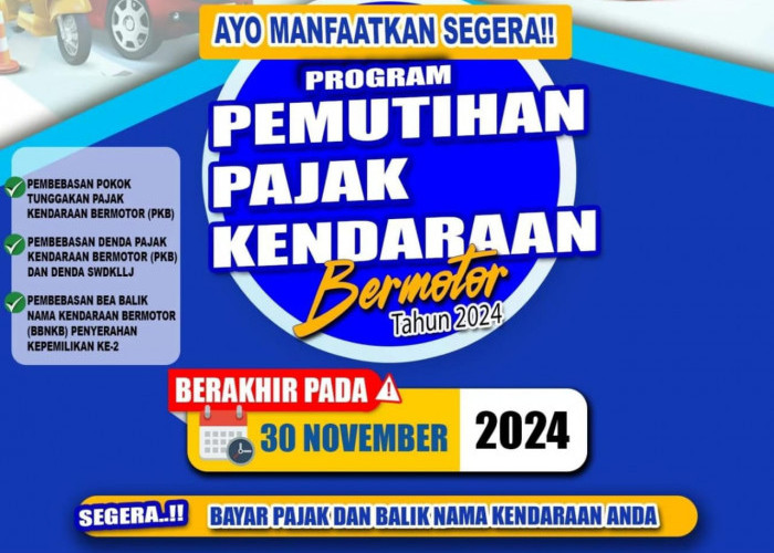 Optimalisasi Pajak Daerah, Samsat Bengkulu Utara Berlakukan Pemutihan Pajak Hingga 30 November 2024