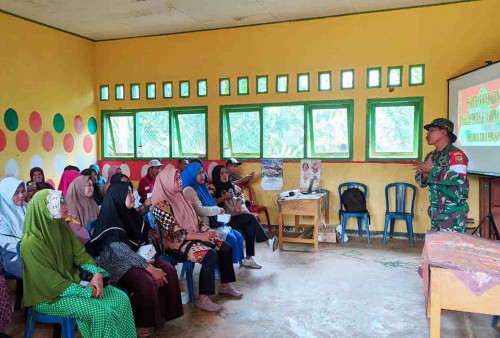 Hari ke-3 TMMD, TNI Gelar Sosialisasi Wasbang