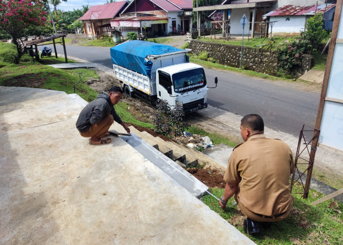 Realisasi DD Lubuk Tanjung Kecamatan Air Napal Disertifikasi