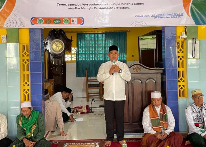 MUI Kecamatan Padang Jaya Himpun Rp61.847.000 untuk Rakyat Palestina
