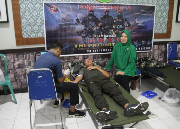Mengawal Demokrasi Indonesia Maju, Sambut HUT Ke -78 TNI di Kodim 0423/BU Diwarnai Berbagai Kegiatan