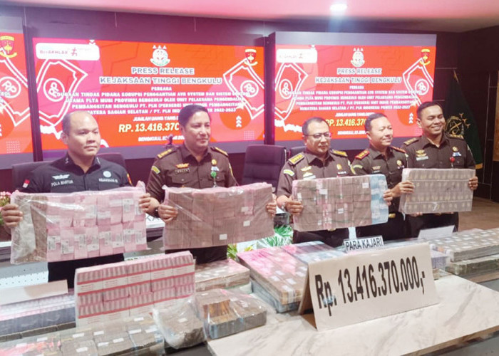 Kembalikan Rp13,4 M, Kejati Bengkulu Pulihkan Seluruh KN Kasus PLTA Musi