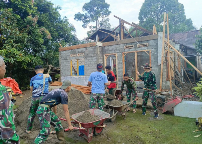 Berkah Ramadhan, Veteran Ini Dapat Bantuan Perbaikan RTLH dari TNI AD