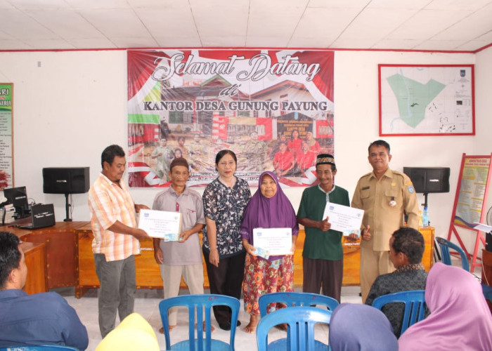 BLT-DD dan Honor Kelembagaan Bulan Mei Disalurkan Pemdes Gunung Payung