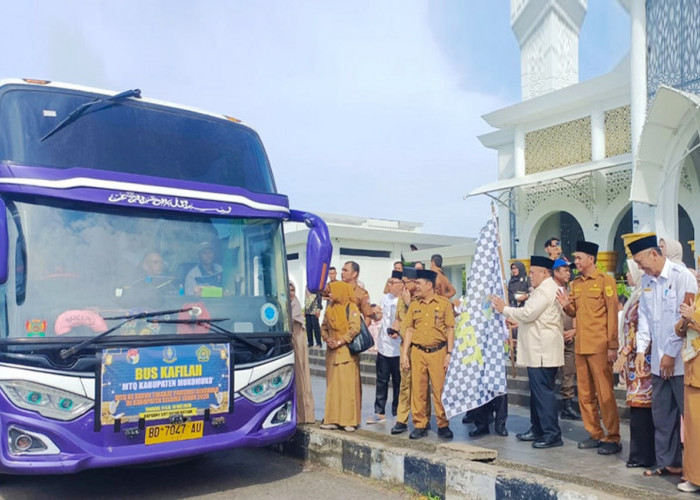 Target Juara Umum, 43 Kafilah Mukomuko Dilepas ke MTQ Provinsi di Seluma
