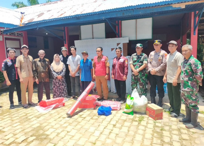 27 Korban Angin Puting Beliung di Air Simpang Terima Bantuan dari Pemerintah