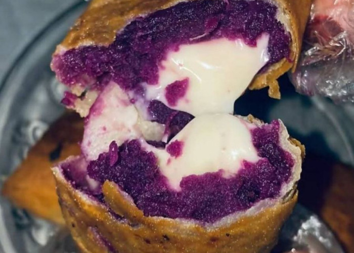 Resep Lumpia Ubi Ungu Lumer dengan Susu Kental dan Cokelat Hangat, Cocok untuk Jualan 