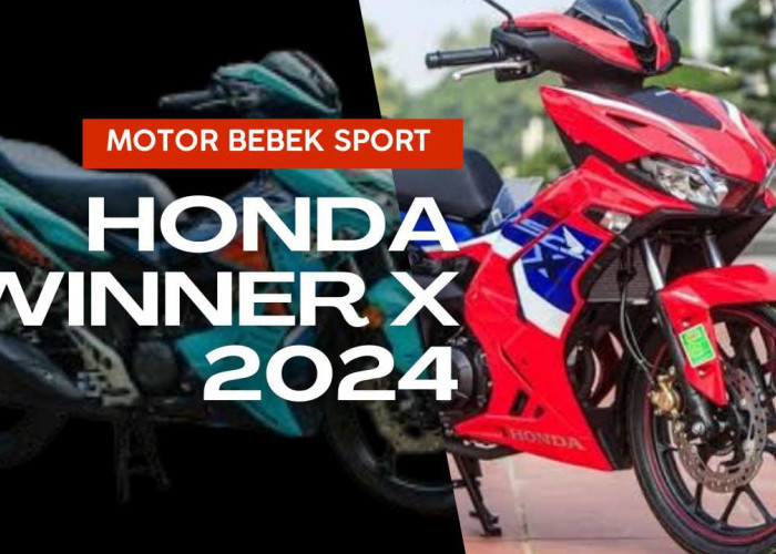 Honda Winer X, Motor Bebek Sport Terganas di 2024, Ada Sensor Keselamatan Pengendara
