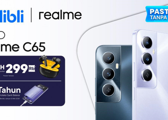 Daftar Fitur Realme C65 yang Baru Rilis di Indonesia, Dapatkan Unitnya di Blibli!