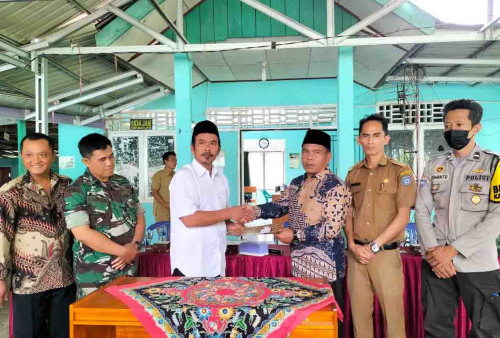 Sertijab Kades Banyumas Lama, Indra Nadi Niatkan Membangun Desa