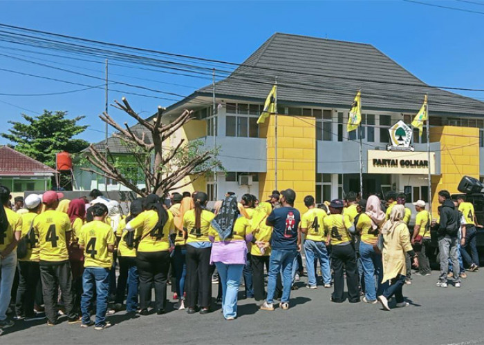 Penunjukkan Plt Ketua DPD Golkar Kota Bengkulu Berujung Aksi