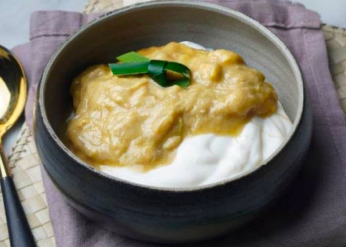 Resep Bubur Sumsum Saus Durian, Cocok Disantap saat Musim Hujan