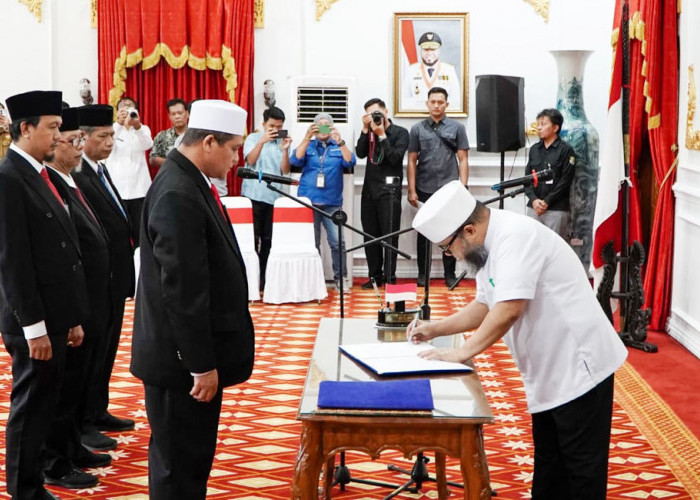 Pimpinan Baru BAZNAS Bengkulu Dilantik, Penghimpunan dan Pendayagunaan Zakat Optimal
