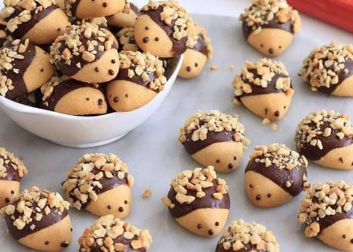 Cookies Landak yang Menggemaskan untuk Mengisi Toples di Hari Raya!