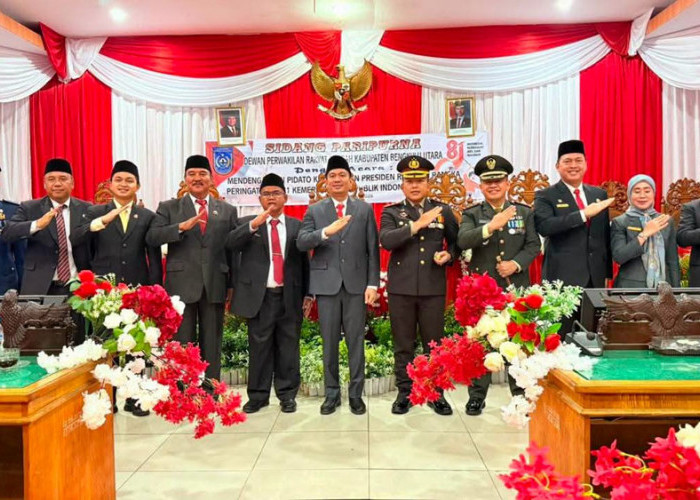 Sidang Paripurna Dalam Rangka HUT RI Ke 81, Ketua DPRD Ajak Selaraskan  Program Pembangunan