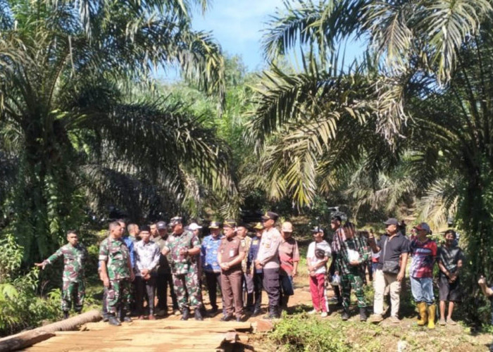 Bakti TNI Untuk Rakyat, Bangun Jembatan Aramco di Taba Tembilang 