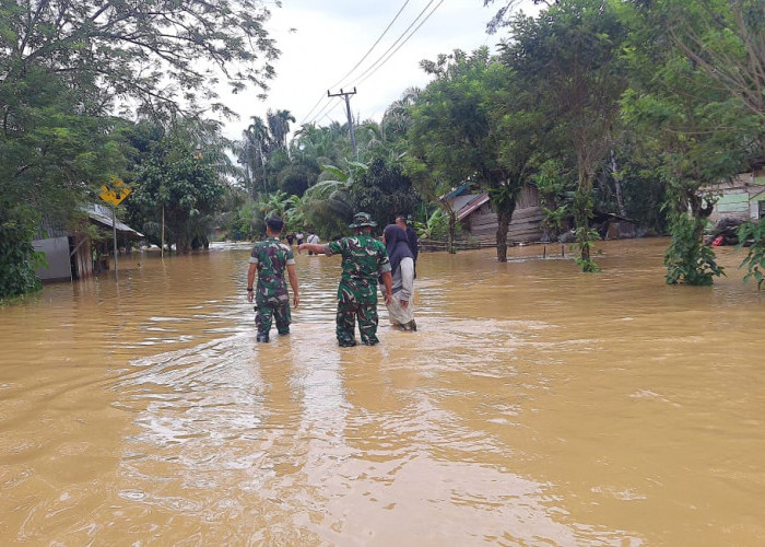 Sampai Pagi Ini, Banjir Masih Melumpuhkan Jalur Lintas di Batik Nau dan Ratusan KK Terdampak