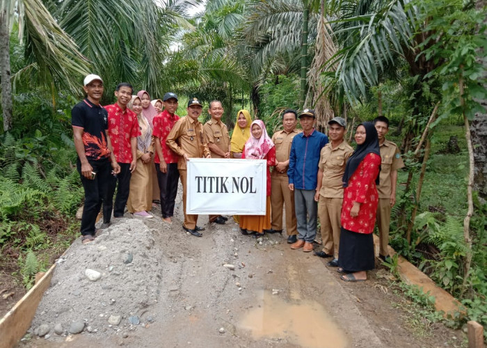 Talang Berantai Realisasikan Pembangunan Fisik Bersumber dari Dana Relokasi BLT DD
