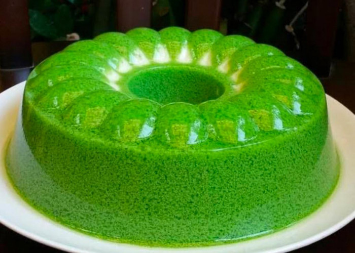 Resep Puding Lumut, Camilan Legit dan Wangi Pandan