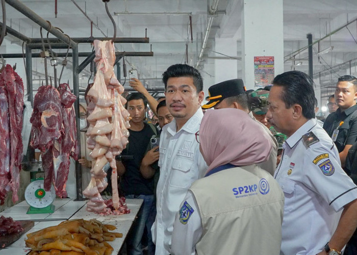 Tekan Lonjakan Harga Sembako, Bupati Bersama Forkopimda Sidak ke Pasar 