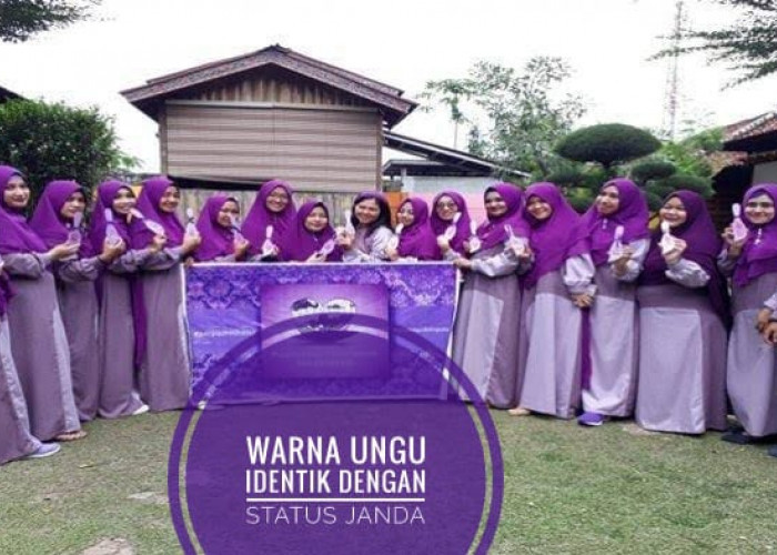 Mengapa Warna Ungu Dikaitkan Dengan Status Janda? Berikut Penjelasan Lengkapnya