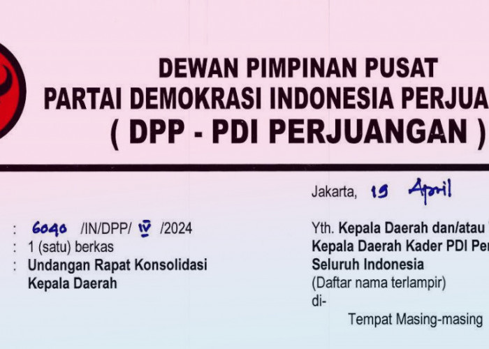 Ini 3 Kader PDIP Bengkulu yang Diundang Konsolidasi Kepala Daerah