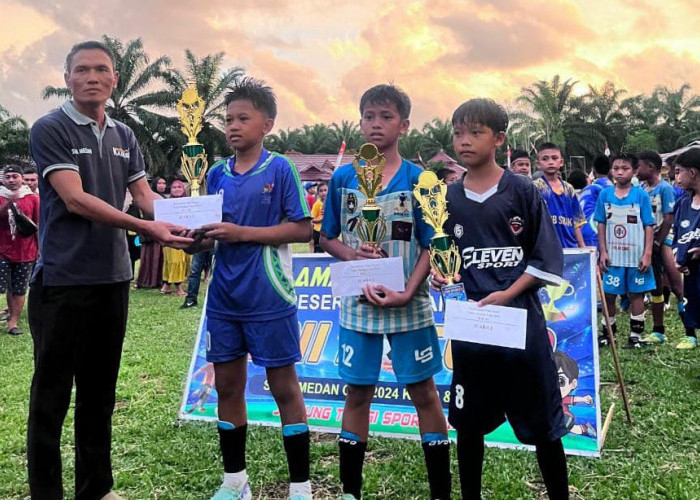 Turnamen Mini Soccer U 10 dan U 11 Desa Suka Medan Cup 2024 Sukses Digelar, Berikut Juaranya