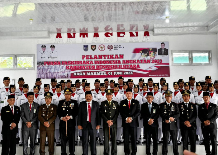 Bupati Mian Lantik 44 Orang Anggota PPI Kabupaten Bengkulu Utara Angkatan 2023
