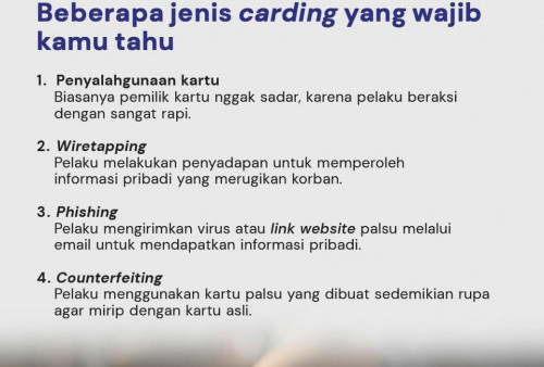 Waspadai Incaran Carding. Apa itu? 