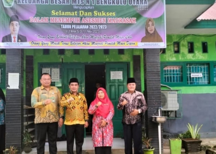 Kakan Kemenag Bengkulu Utara Beri Semangat 158 Siswa MTSN 01 yang Ikuti Assesmen Madrasah