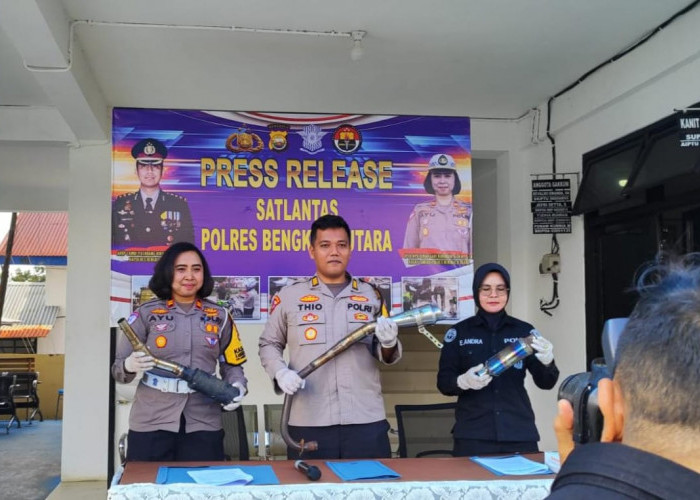 Opersi Zebra Nala 2024, Polres Bengkulu Utara Berhasil Tindak 285 Knalpot Racing