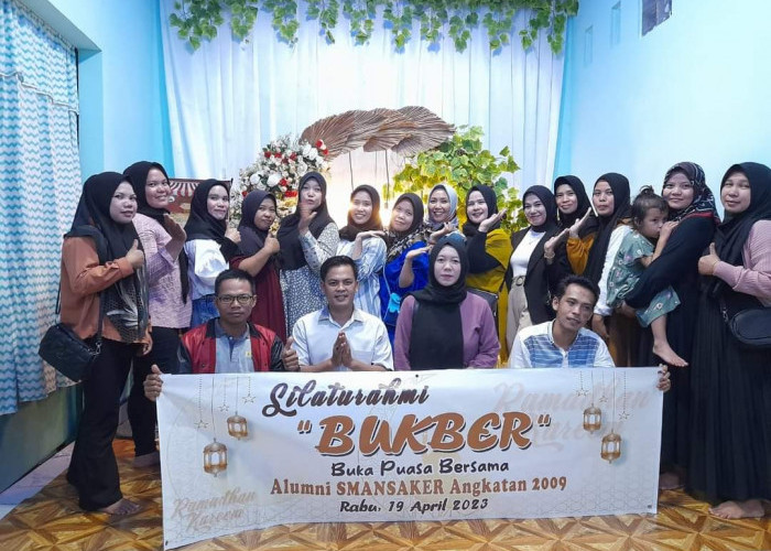 Perkuat Silaturahim, Alumni SMANSAKER Angkatan 2009 Gelar Buka Bersama