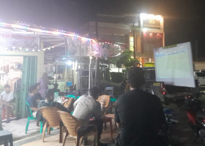 Nobar Pildun Ala Polsek Berhasil Gerakkan Ekonomi UMKM Lokal