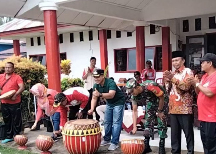 Tabuh Dol, Camat Buka Lomba HUT Padang Jaya ke-31 