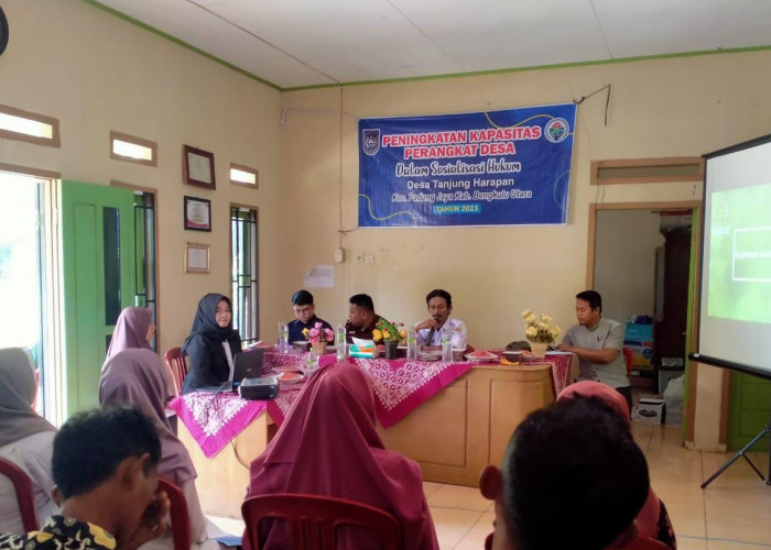 Sadar Hukum, Jaksa Beri Sosialisasi Pengelolaan Dana Desa di Tanjung Harapan, Bengkulu Utara