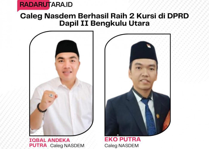 Partai Nasdem Berhasil Raih 2 Kursi di Dapil III Bengkulu Utara pada Pemilu 2024