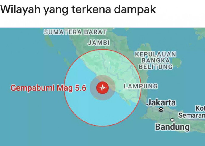 Gempa Terkini M 5,6 Guncang Wilayah Bengkulu Selatan, Terasa Sampai Bengkulu Utara
