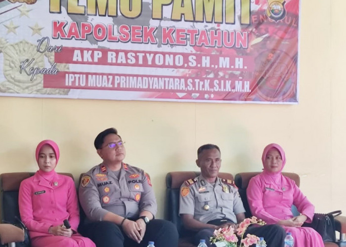 Polsek Ketahun Berganti, AKP Rastyono Titip Amanah Perkuat Sinergi dan Kamtibmas