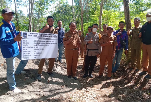 Realisasi JUT, Pemdes Teluk Ajang Undang Tripika