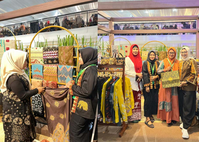 Membanggakan, Batik ChaCha Mentari dari Bengkulu Tebar Pesona di Jakarta
