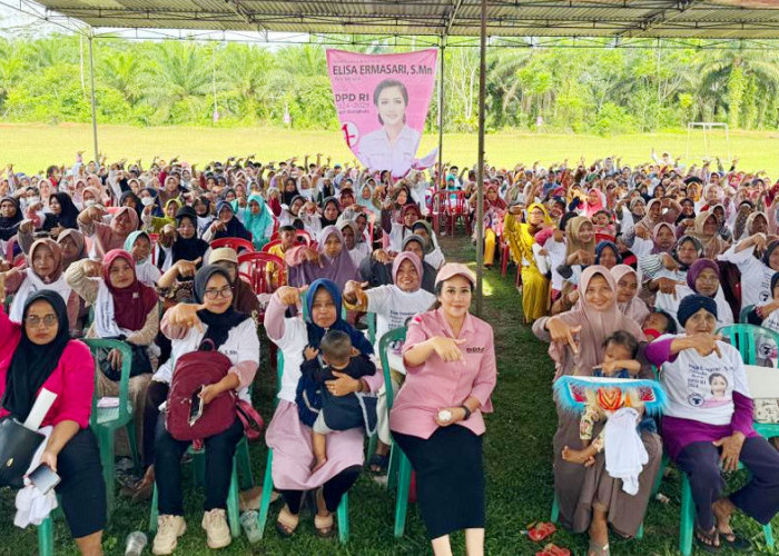 Warga Desa Bumi Harjo, Bengkulu Utara Beri Dukungan Untuk Elisa Ermasari