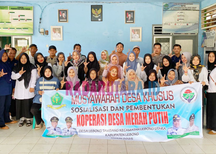 Resmi Dibentuk, Desa Lebong Tambang Punya Koperasi Merah Putih